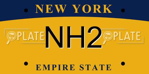 NH2 New York License Plate