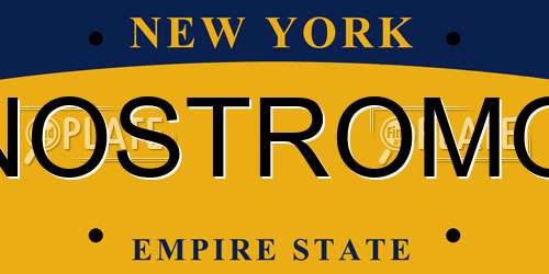 NOSTROMO New York License Plate