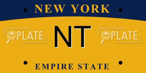 NT New York License Plate