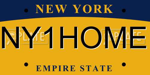 NY1HOME New York License Plate