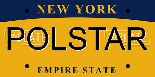 POLSTAR New York License Plate