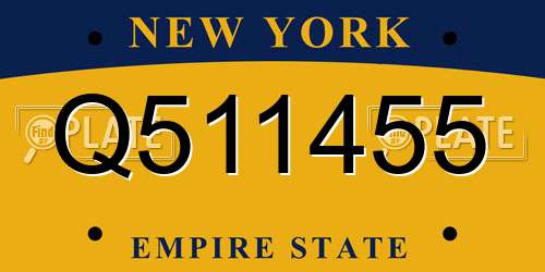 Q511455 New York License Plate