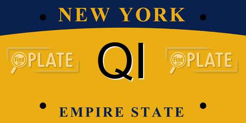 QI New York License Plate
