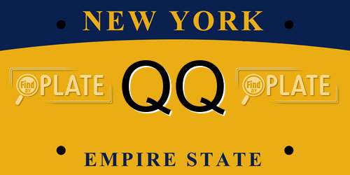 QQ license plate in NY state