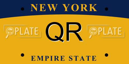 QR New York License Plate