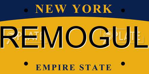 REMOGUL New York License Plate