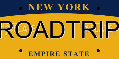 ROADTRIP New York License Plate