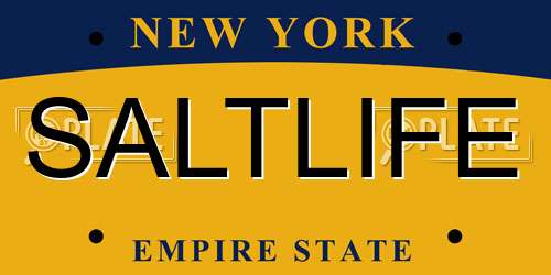 SALTLIFE New York License Plate