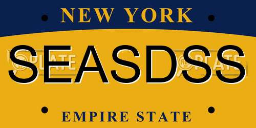 SEASDSS New York License Plate