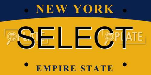 SELECT New York License Plate