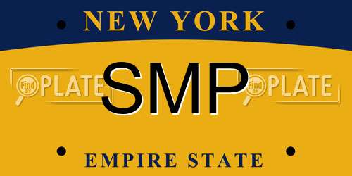 SMP New York License Plate