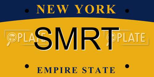 SMRT New York License Plate