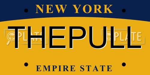 THEPULL New York License Plate