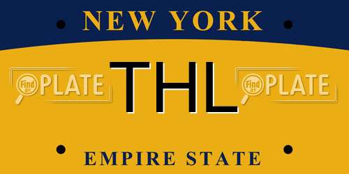 THL New York License Plate