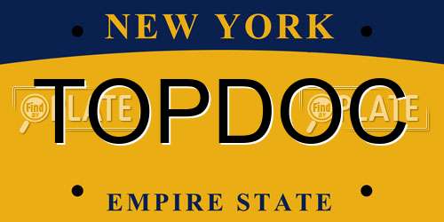 TOPDOC New York License Plate