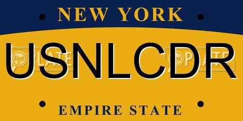 USNLCDR New York License Plate