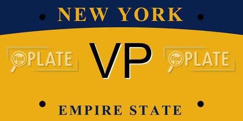 VP New York License Plate