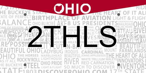2THLS Ohio License Plate