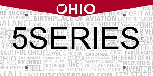 5SERIES Ohio License Plate