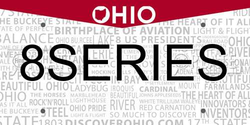 8SERIES Ohio License Plate