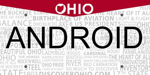 ANDROID Ohio License Plate