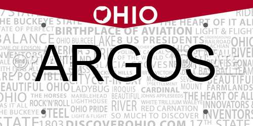 ARGOS Ohio License Plate