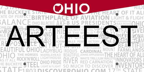 ARTEEST Ohio License Plate