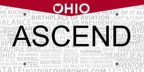 ASCEND Ohio License Plate