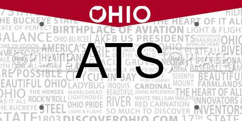 ATS Ohio License Plate