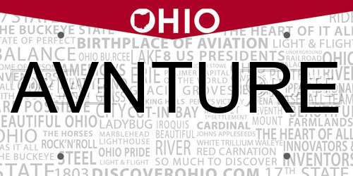 AVNTURE Ohio License Plate