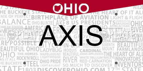 AXIS Ohio License Plate