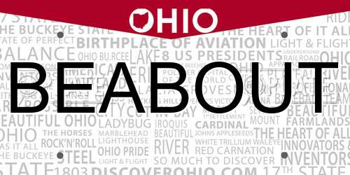 BEABOUT Ohio License Plate