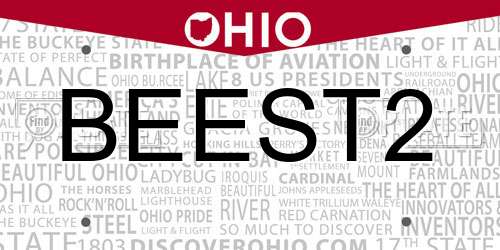 BEEST2 Ohio License Plate