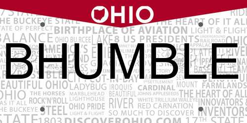 BHUMBLE Ohio License Plate