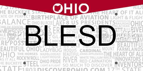 BLESD Ohio License Plate