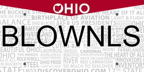 BLOWNLS Ohio License Plate