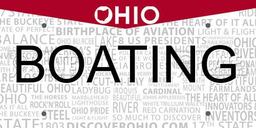 BOATING Ohio License Plate