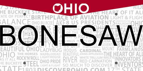 BONESAW Ohio License Plate