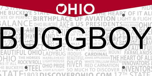 BUGGBOY Ohio License Plate
