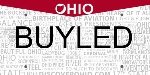 BUYLED Ohio License Plate