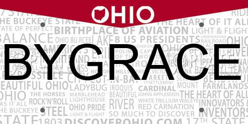 BYGRACE Ohio License Plate