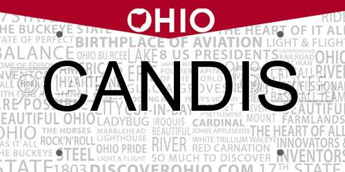 CANDIS Ohio License Plate
