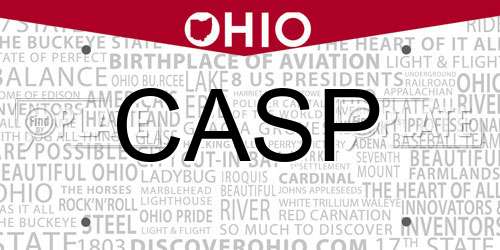 CASP Ohio License Plate