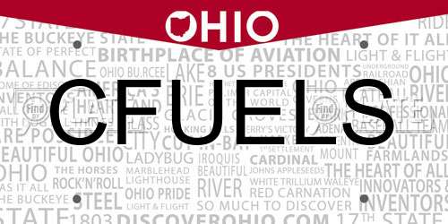 CFUELS Ohio License Plate