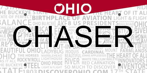 CHASER Ohio License Plate