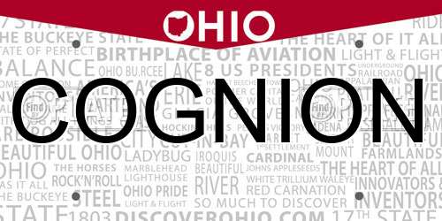 COGNION Ohio License Plate