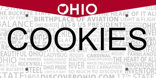 COOKIES Ohio License Plate