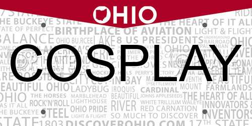 COSPLAY Ohio License Plate