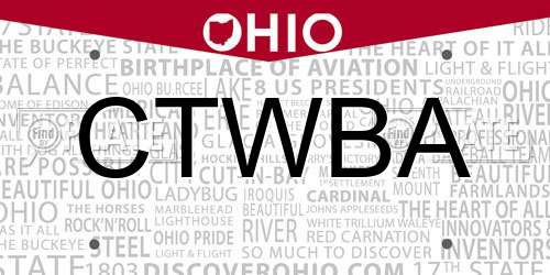 CTWBA Ohio License Plate