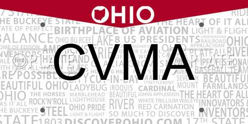 CVMA Ohio License Plate
